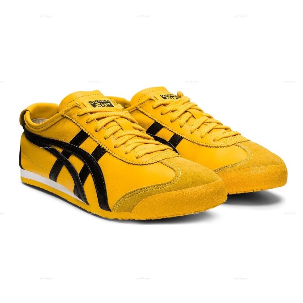 Onitsuka Tiger by Asics Yellow and Black Mexico 66 Sneakers